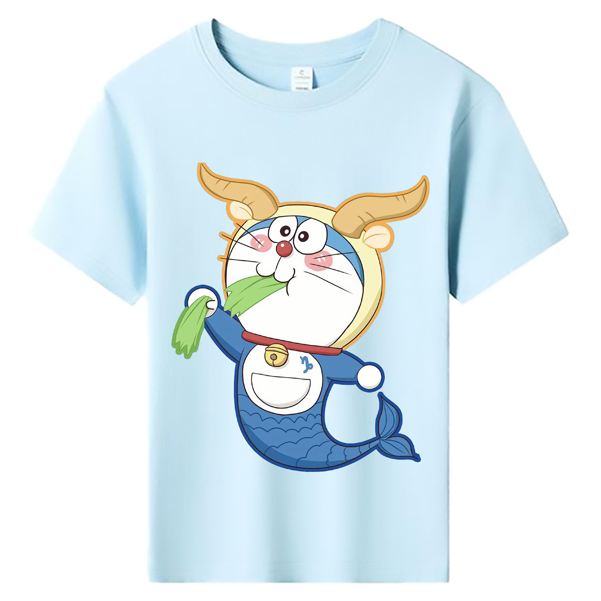 （画像用） ドラえもん Doraemon 綿100％キッズTシャツ（フロントプリント）